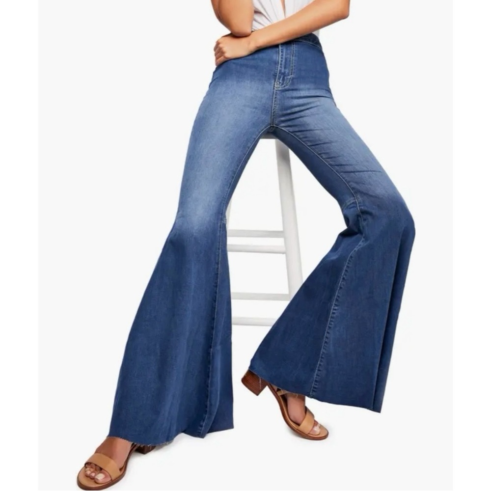 NWT Free People Just Float On Flare Jeans